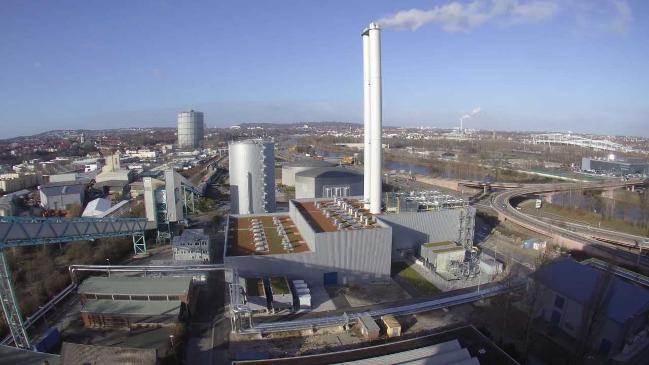The new CHP plant in the Gaisburg district of Stuttgart