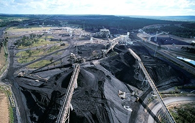 Rollestone open-cast coal mine in the Bowen Basin in Queensland, Australia