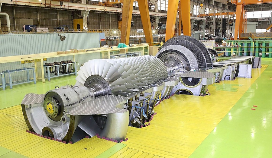 The H-100 gas turbine drives MHPS' liquefaction solution