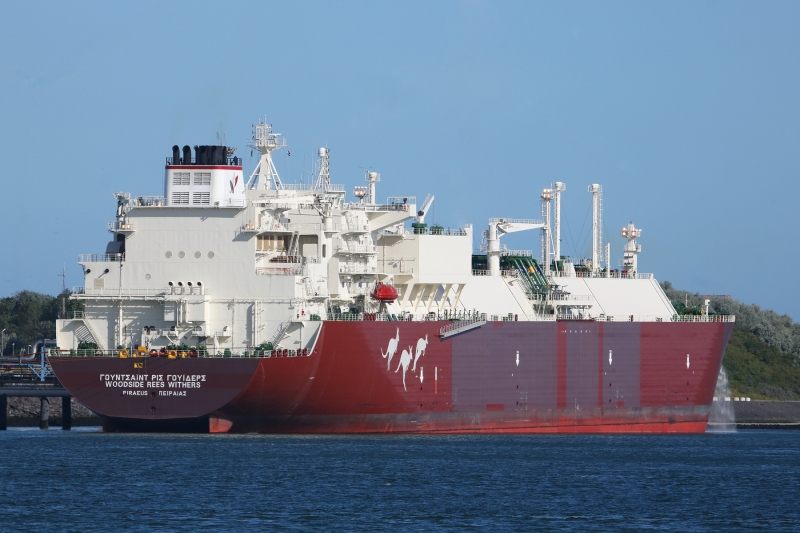 Woodside Rees Withers LNG tanker (IMO 9732369)