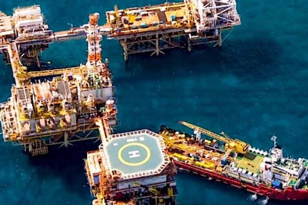 Petronas rig offshore Malaysia