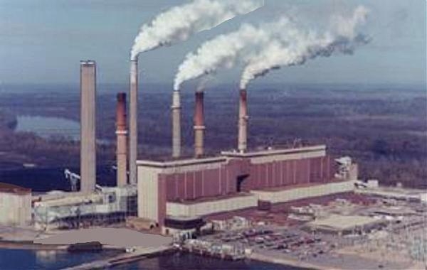 Gibson Generating Station in Montgomery Township, Indiana.