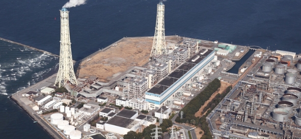 Bird's eye view of Goi Thermal Power Station