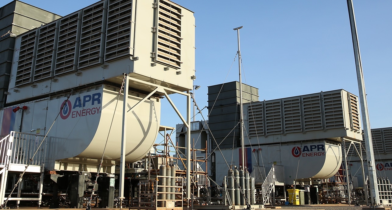 APR-build mobile gas turbine power plant