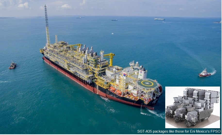 FPSO vessel, similar to the one use for Eni’s Mexico Area 1