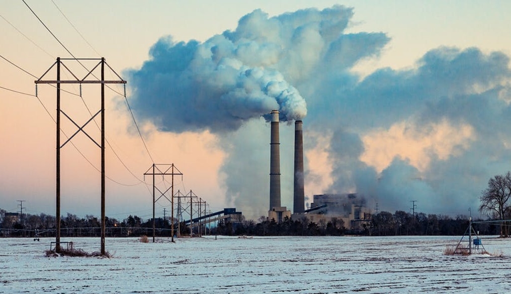 Coal-fired power plant in Becker, Minnesota.
