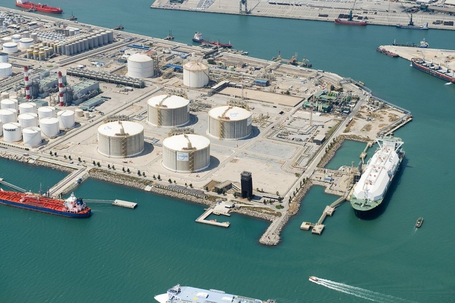 Enagas LNG import terminal in Barcelona