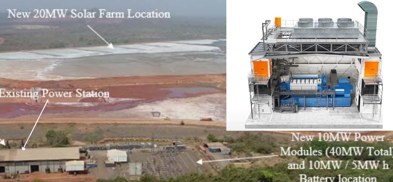 The Syama power station will be replaced by several Wärtsilä Modular Blocks