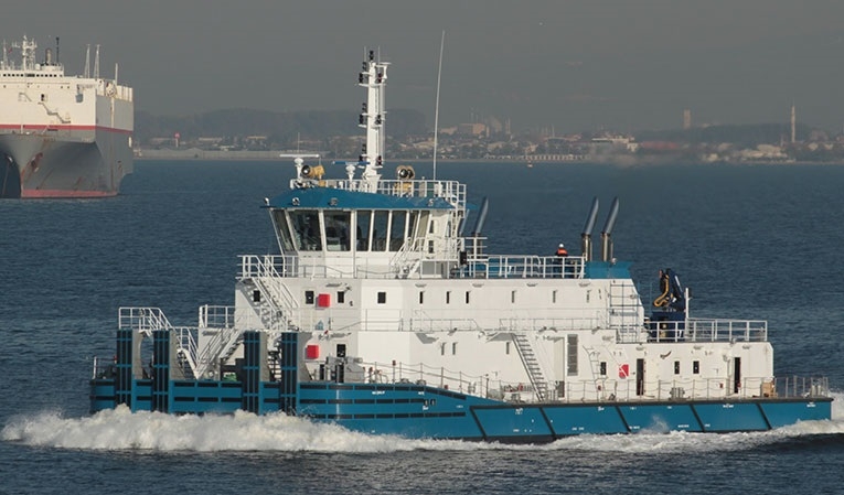 Robert Allen’s RApide 4500-class pushboat on trial in Turkish waters