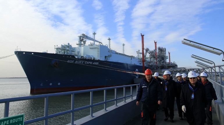 CNOOC's Tianjin LNG terminal in northeastern China