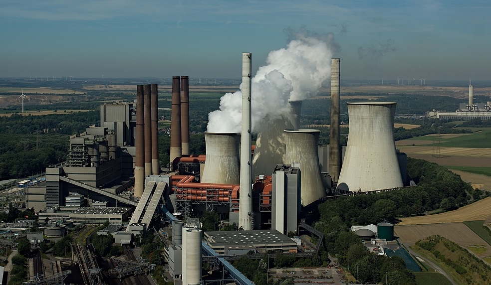 RWE's lignite power plant in Neurath
