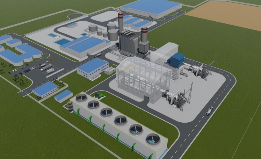 Render of Atinkou CCGT