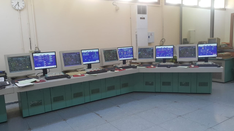 Control room of South Tripoli Gas Power Station