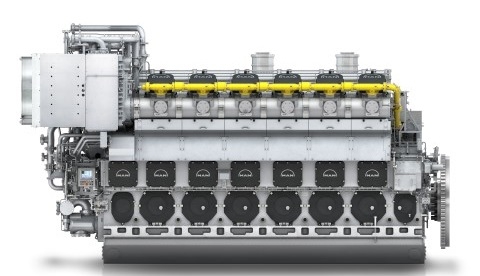 MAN 12V51-60 dual-fuel engine