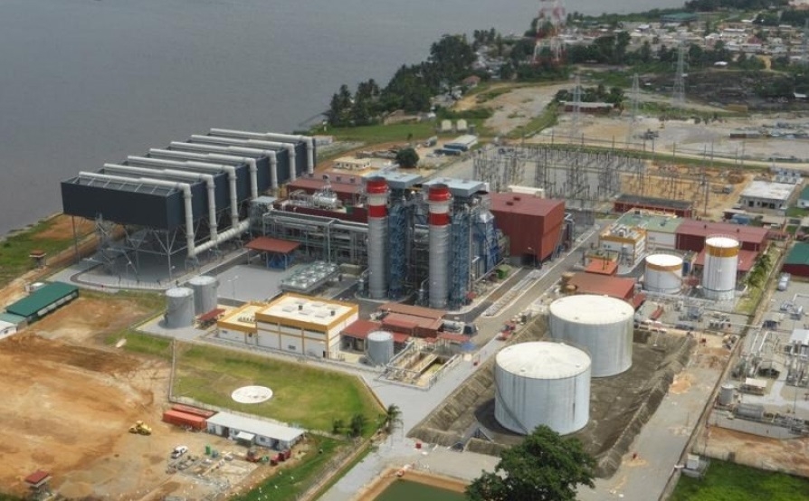 View of Azito CCGT in Ivory Coast