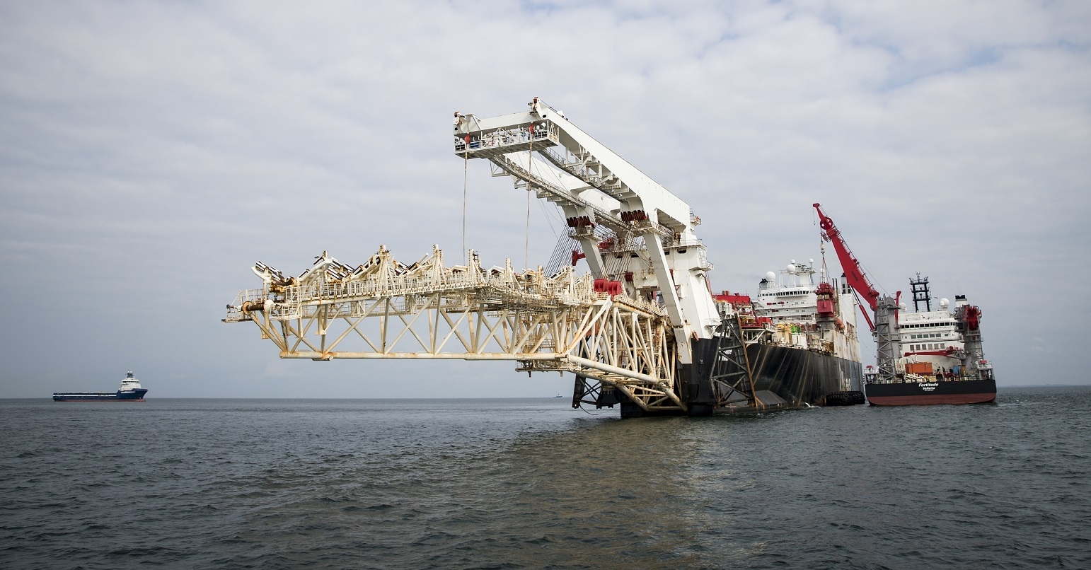 Pipelay of Nord Stream 2