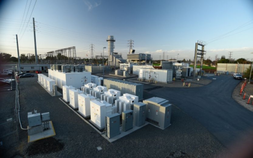 A hybrid project, combining battery energy storage with a gas power plant, in SCE's service area.