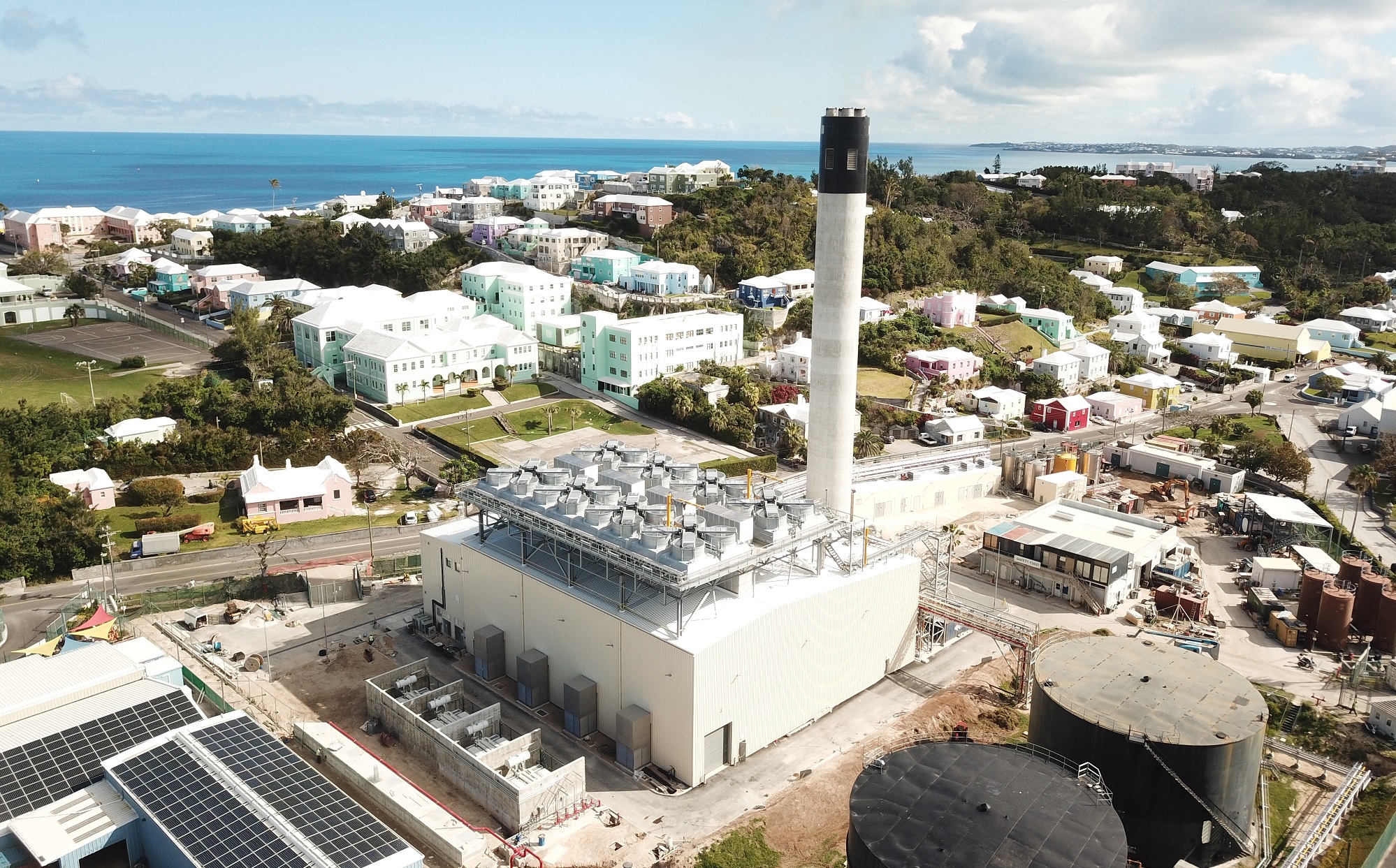 Pembroke power complex near Hamilton, Bermuda.