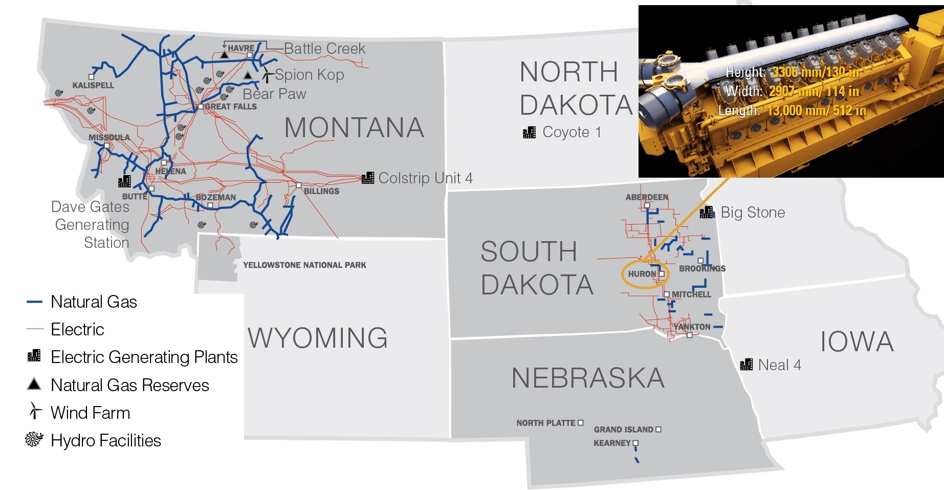 NorthWestern Energy’s service territory