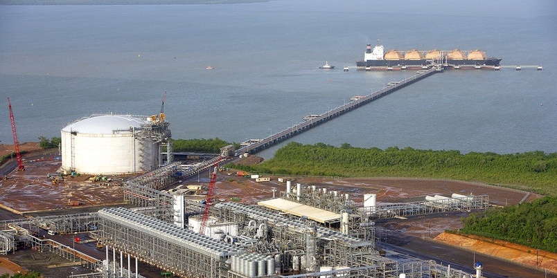 View of Cove Point LNG in Maryland