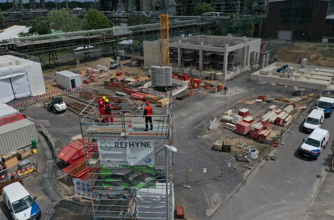 View of the REHYNE project at Wessling, Germany.