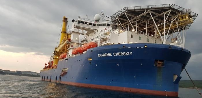 'Pipe-laying Akademic Cherskiy' vessel will build the final stretch of Nord Stream-2
