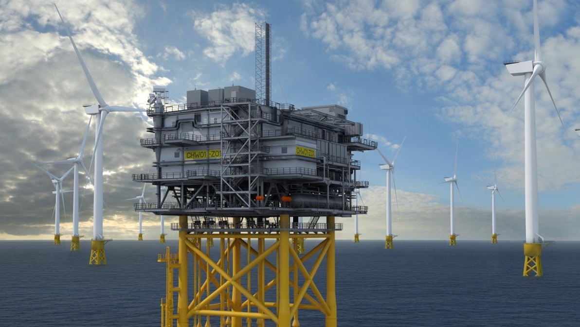 Greater Changhua windpark (2.4 GW) offshore Taiwan