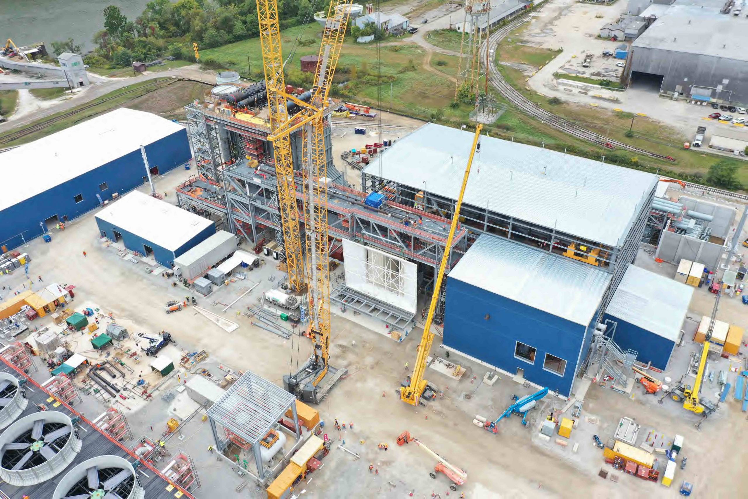 Long Ridge CCGT under construction in Hannibal, Ohio.