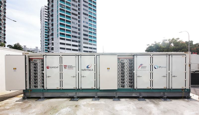 Singapore's first utility-scale energy storage