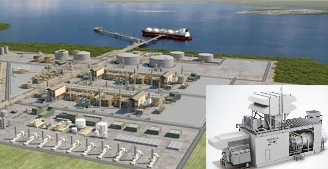 Render of Mozambique LNG