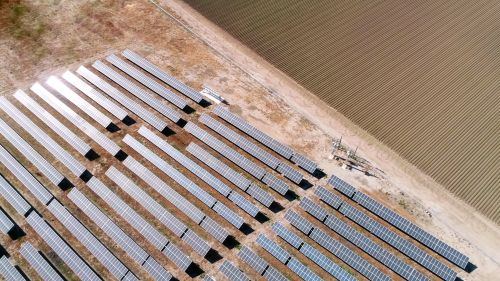 Large solar farm in Saudi Arabia