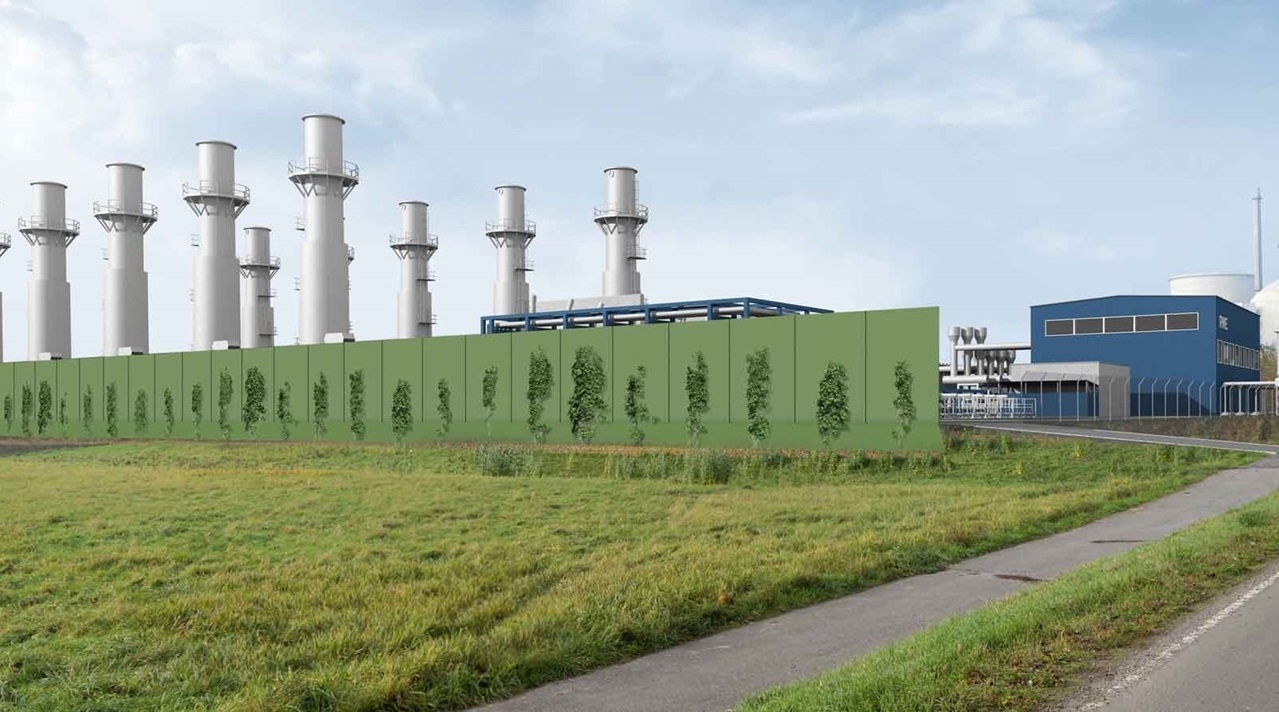 Render of 'grid stability plant' in Biblis