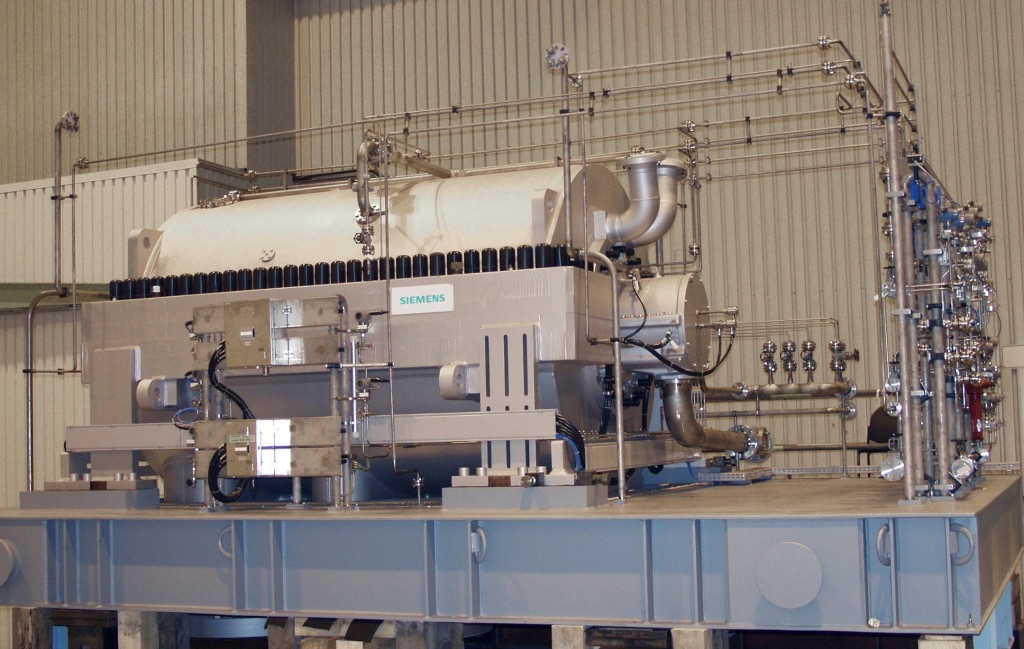 STC-SH propylene turbo compressor for an ethylene plant.