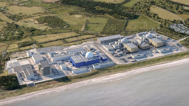 Render of Sizewell C nuclear power station