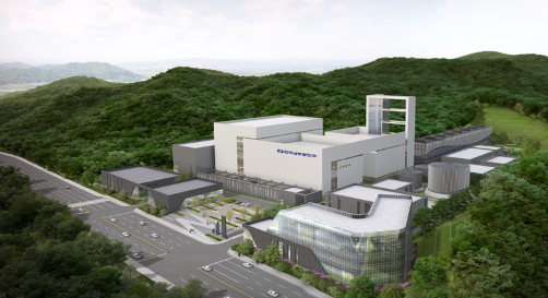 Render of KOSPO's Shinsejong power plant