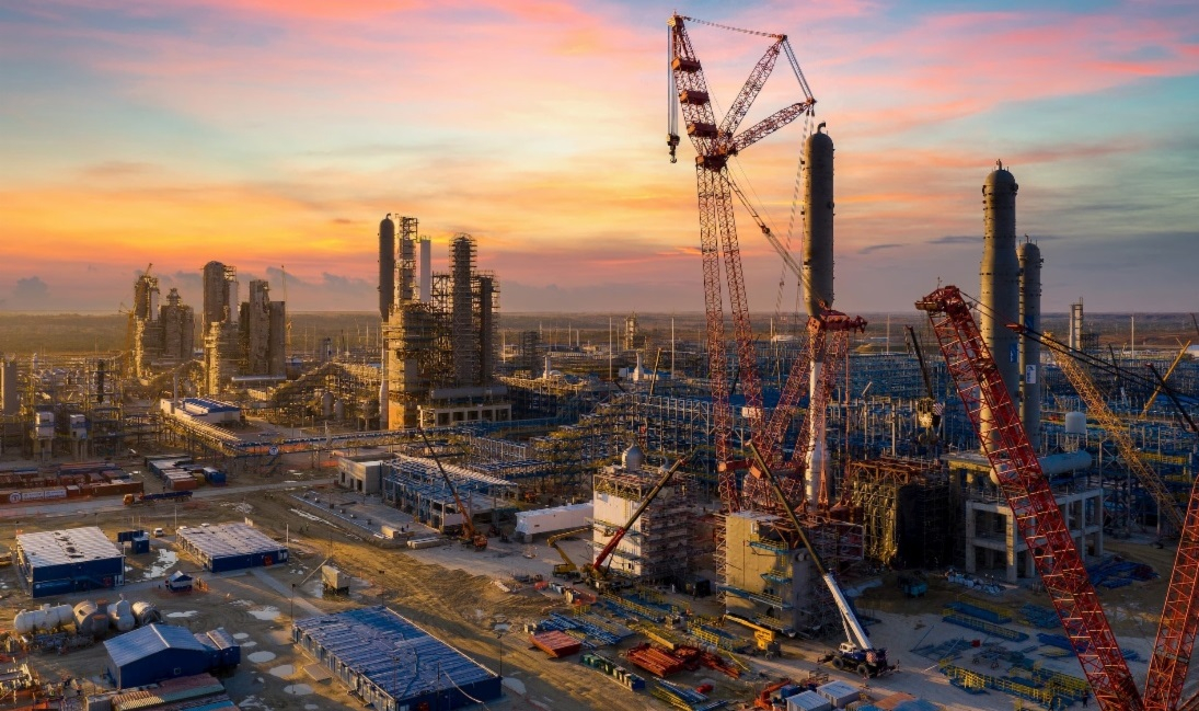 Construction site of Amur GPP
