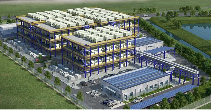 Render of Doosan's H2 plant in Changwon