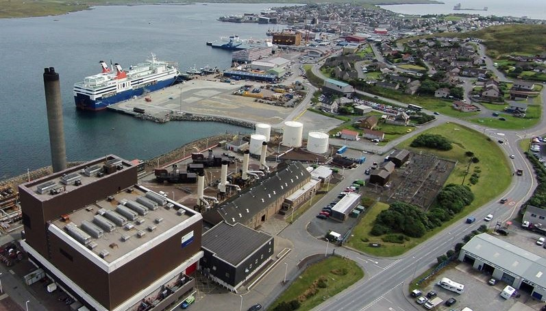 View of Lerwick power station