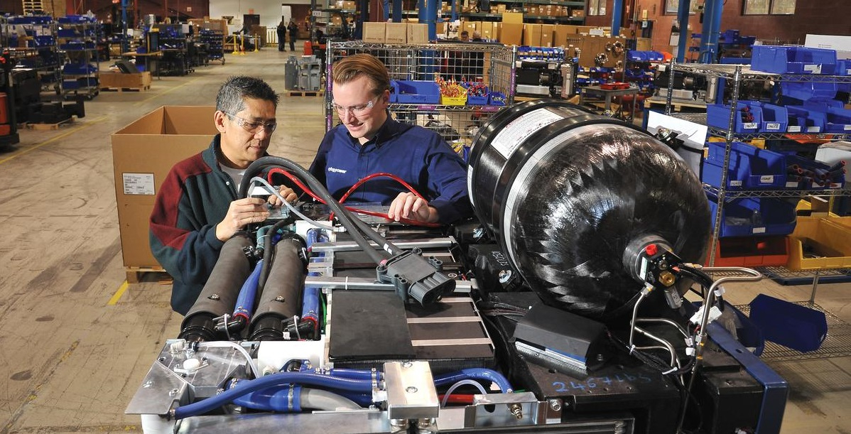 Plug Power's manufacturing plant in Latham, New York.