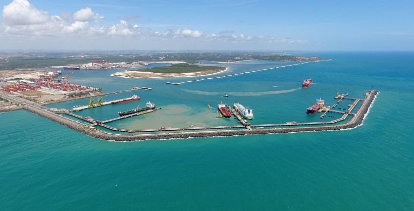 Suape Port in the Brazilian state of Pernambuco