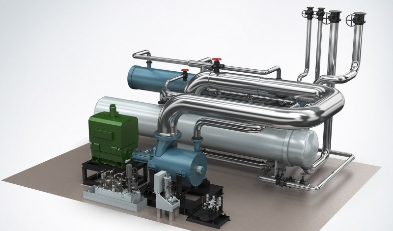 A heat pump of similar configuration will be integrated into Vattenfalls' refrigeration plant at Potsdamer Platz.