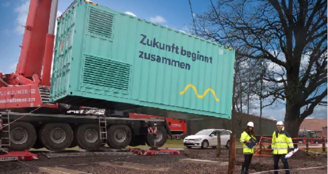 MTU Energy Pack delivered to Avacon site in Niedersachsen