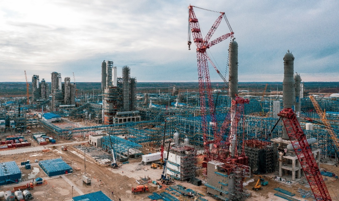 Construction site of Amur Gas Processing Plant