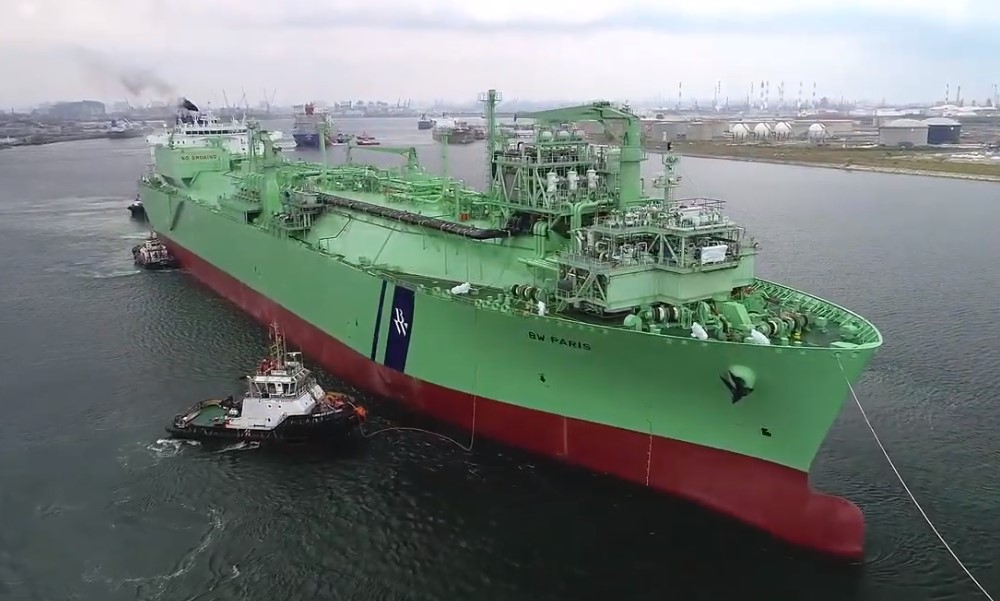 The FSRU carrier ‘BW Paris’ will serve First Gen's Batangas LNG project