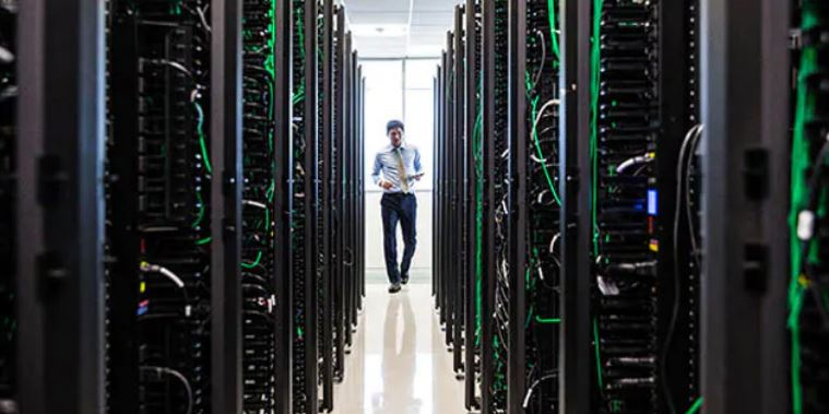 Inside a data centre