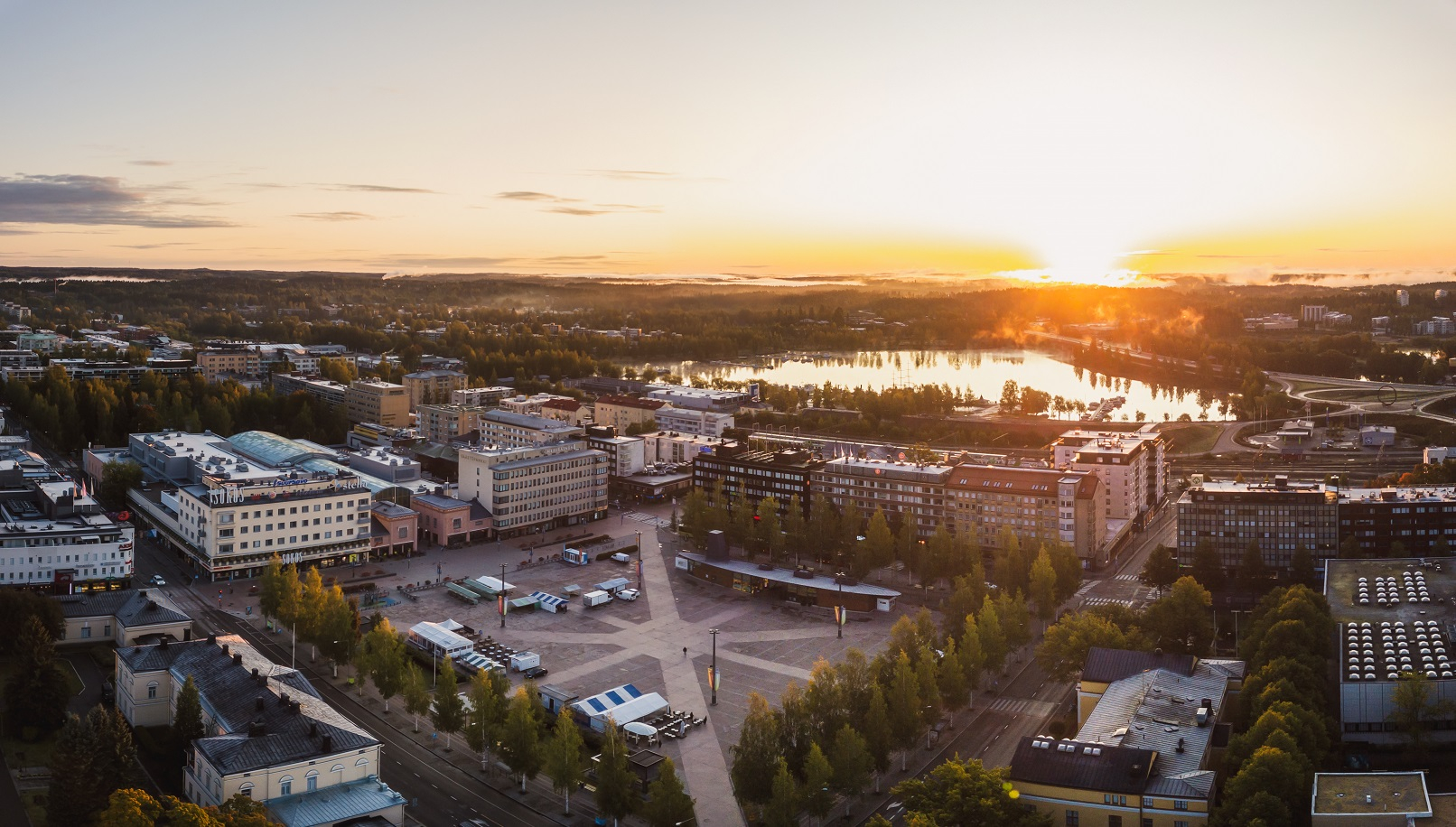 View of Mikkeli in Eastern Finland