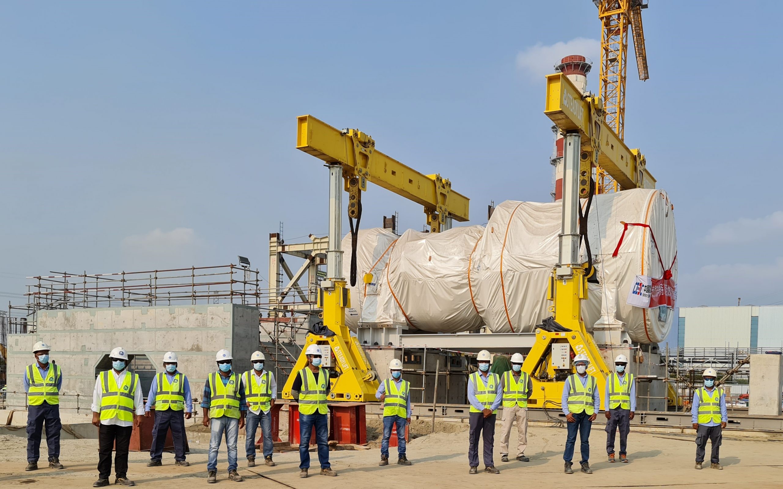 Arrival of HA-class turbine at Meghnaghat-II plant