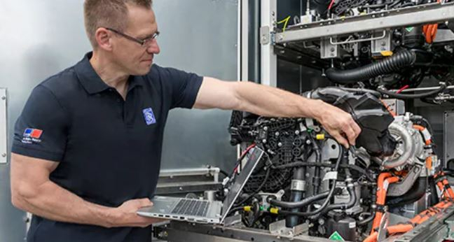 View into MTU fuel cell