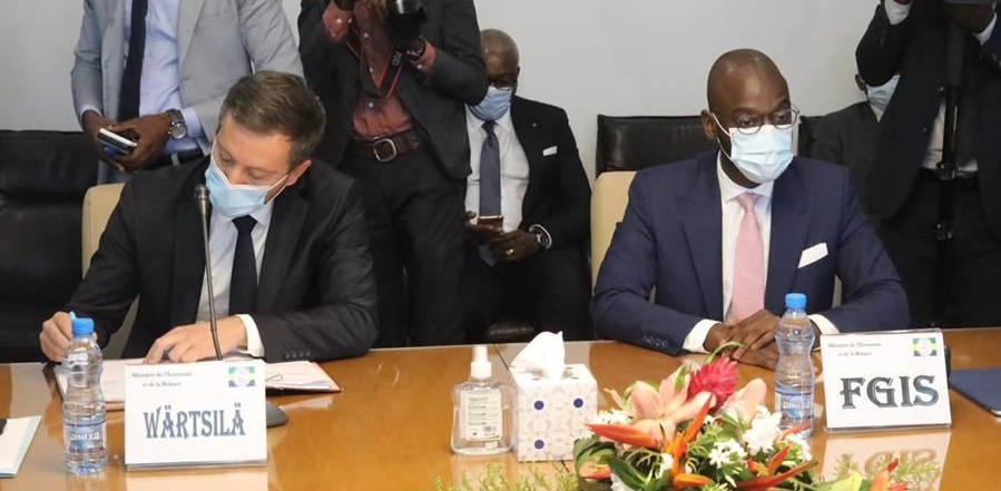 Signing ceremony for the Owendo project