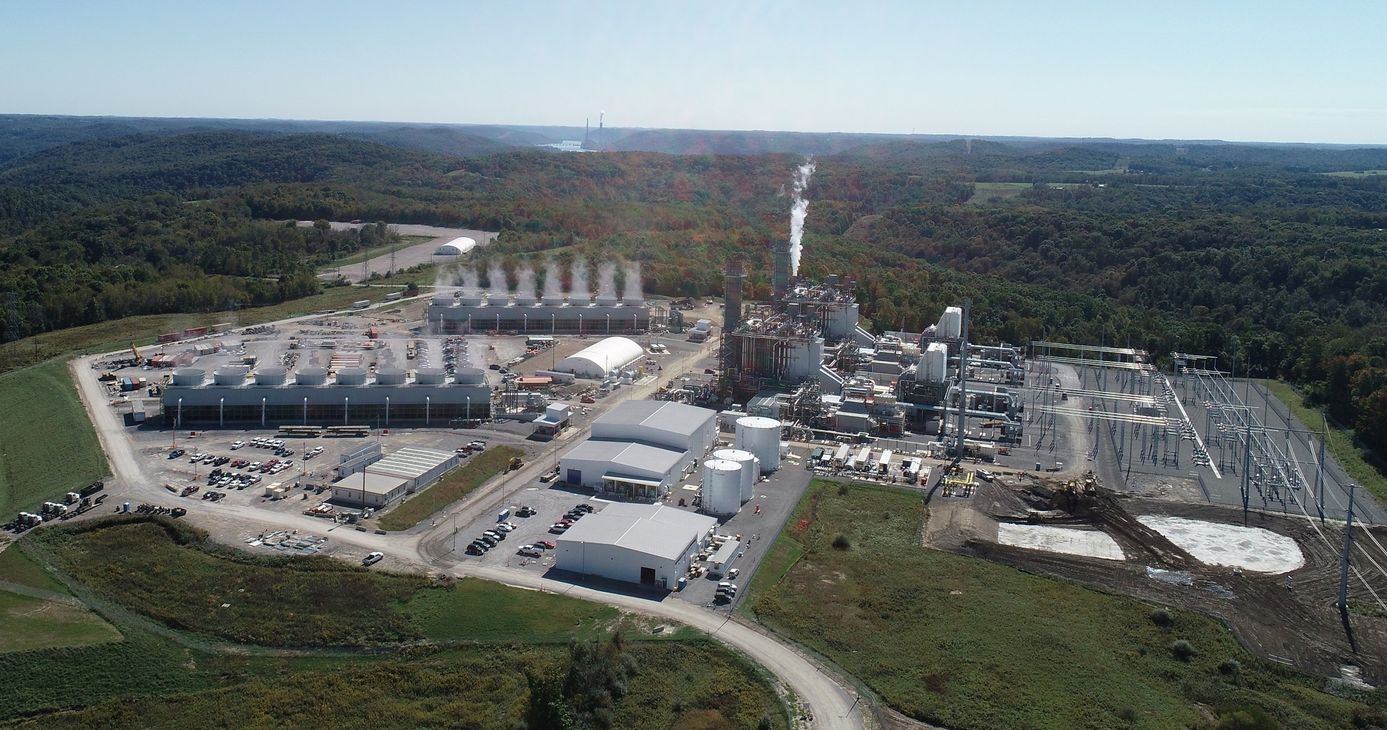 South Field Energy Center in Wellsville, Ohio